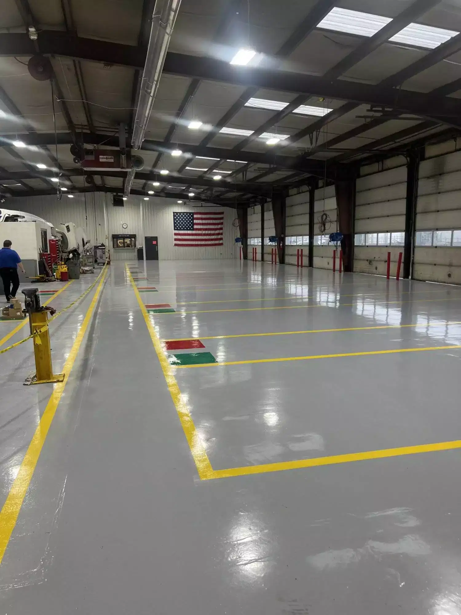 warehouse floor coatings with polyeura in Greater Oxford, MS by Memphis Coatings Company