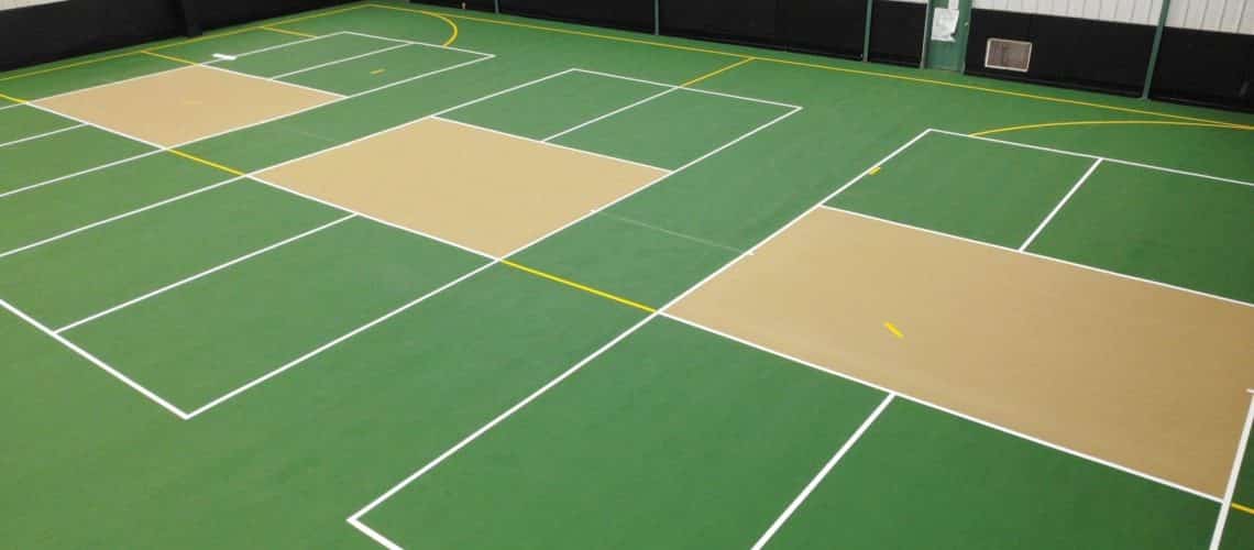 indoor court resurfacing by Memphis Concrete Coatings