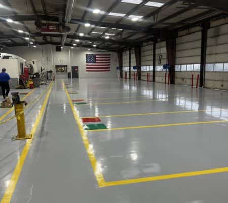 warehouse floor coatings with polyeura in Greater Oxford, MS by Memphis Coatings Company