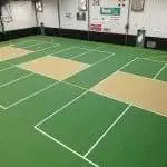 indoor court resurfacing by Memphis Concrete Coatings