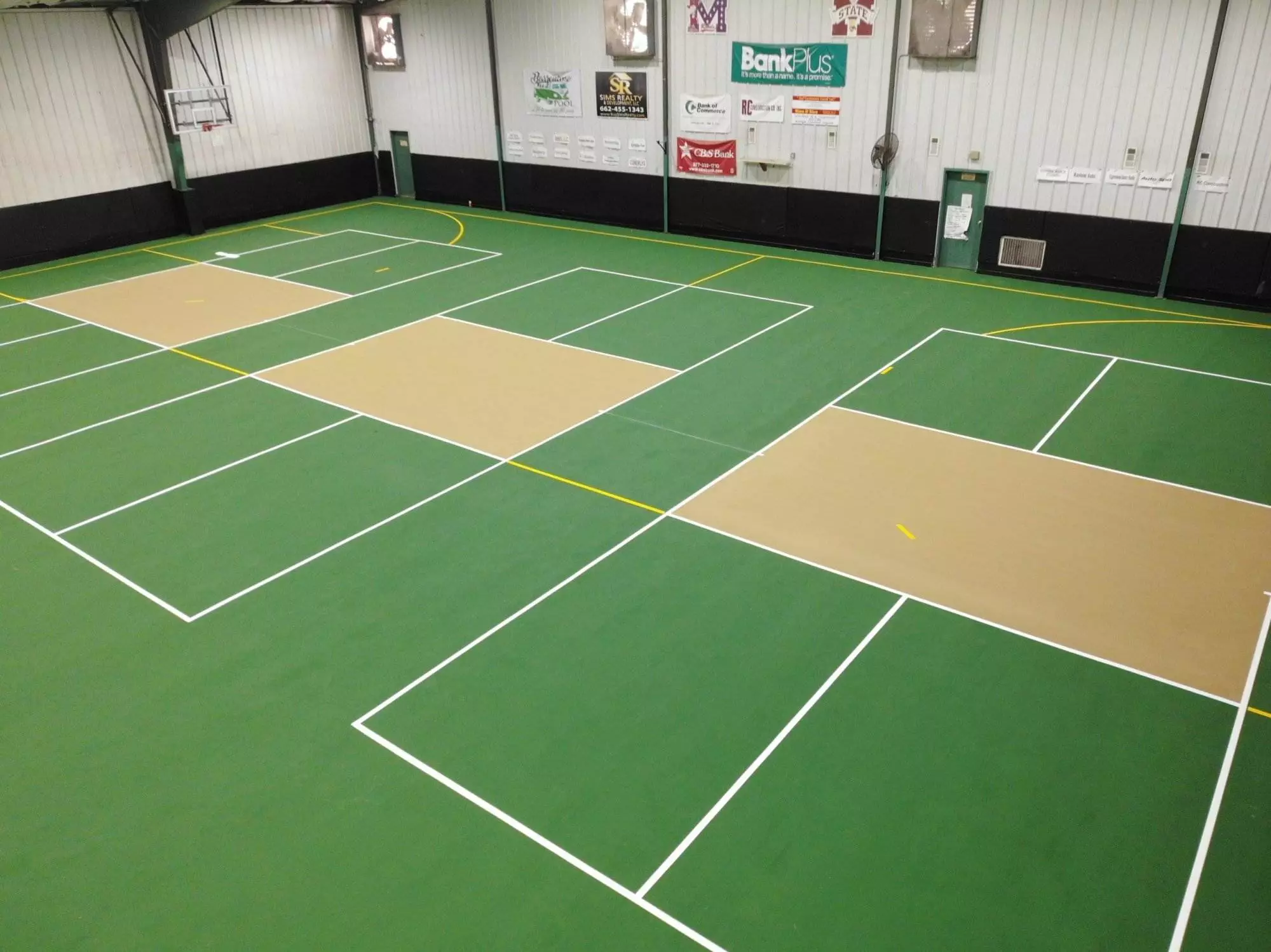 indoor court resurfacing by Memphis Concrete Coatings