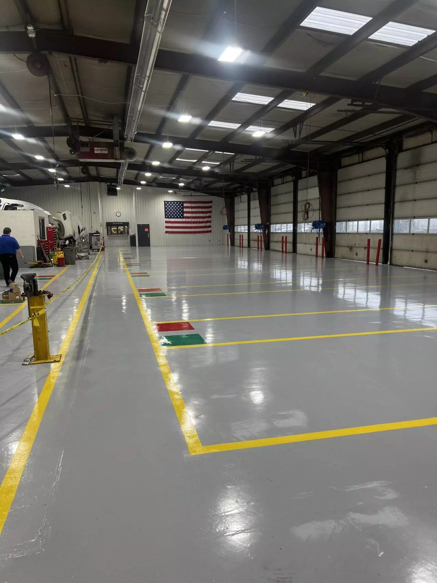 warehouse floor coatings with polyeura in Greater Oxford, MS by Memphis Coatings Company