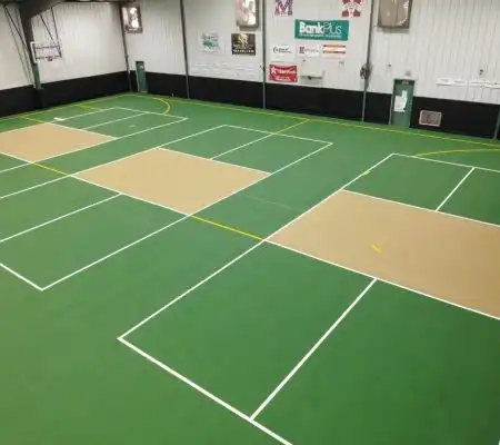 indoor court resurfacing by Memphis Concrete Coatings