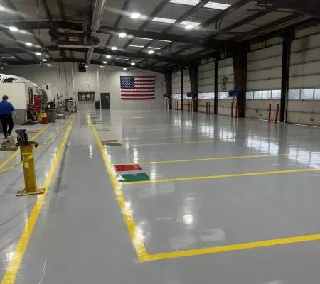 warehouse floor coatings with polyeura in Greater Oxford, MS by Memphis Coatings Company