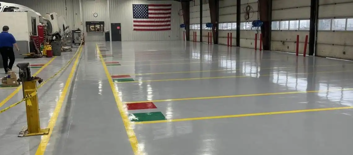 warehouse floor coatings with polyeura in Greater Oxford, MS by Memphis Coatings Company