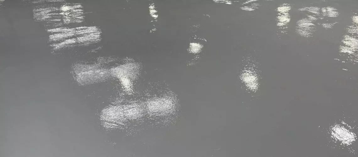 epoxy floor coating for a commercial space by memphis concrete coatings